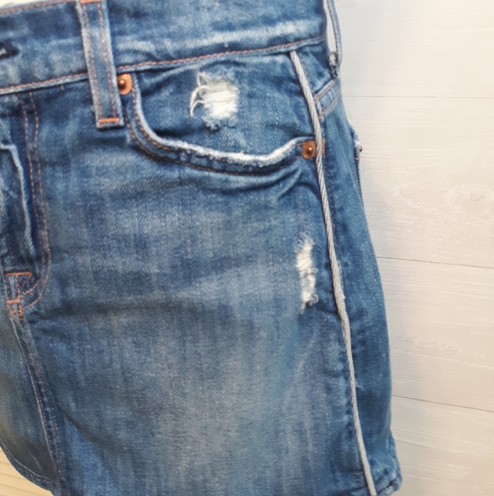 7 for all mankind denim mini skirt sz 28 *M - Picture 3 of 6